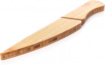 Messerhalter ( Bambus)  magnetisch 40cm für 11 Messer mit 3M Klebepads und Dübel (wahlweise selbstklebend oder mit Bohren) Magnetleiste für Messer I Messerleiste für Wand