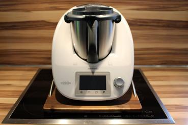 StreamBrush® Premium - Gleitbrett Holz-Gleiter aus Massivholz für den Thermomix TM5 / TM6 / TM31 Akazie EV