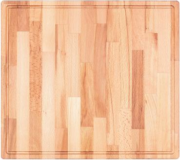 Herdabdeckplatte Schneidebrett Holz massiv (Buche) - Perfekt als Herdabdeckung aus Holz | 56x50x4cm | Ideal auch als Nudelbrett, Tranchierbrett oder Backbrett | Hitzebeständig & Robust