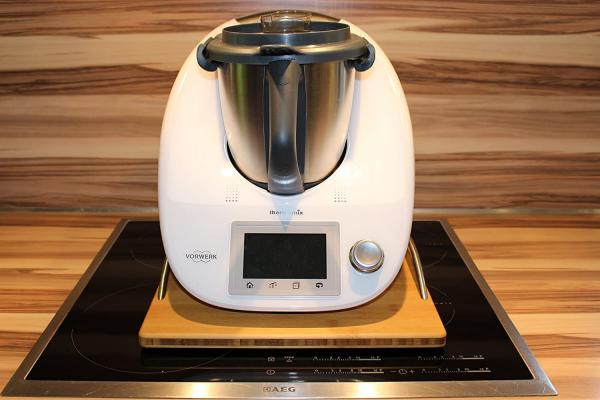 StreamBrush® Premium - Gleitbrett Holz-Gleiter aus Massivholz für den Thermomix TM5 / TM6 / TM31 Bambus